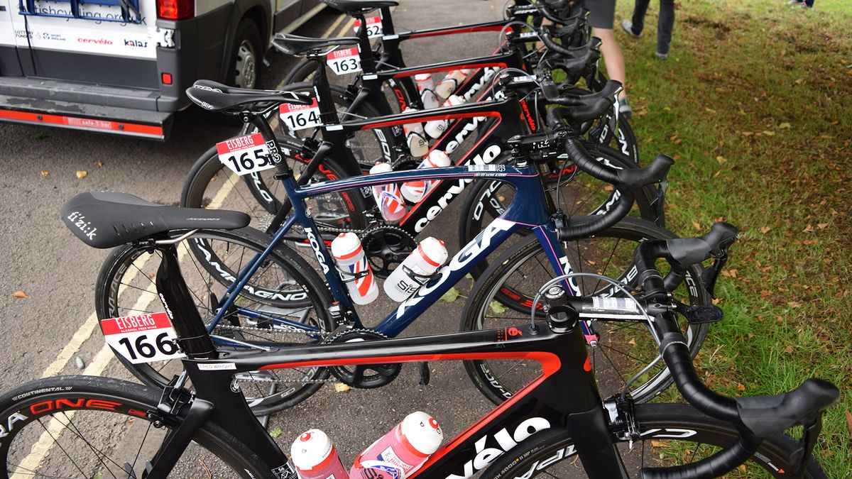 Stephen Williams was another Team Great Britain rider to use his team bike, using his SEG Racing Academy Koga