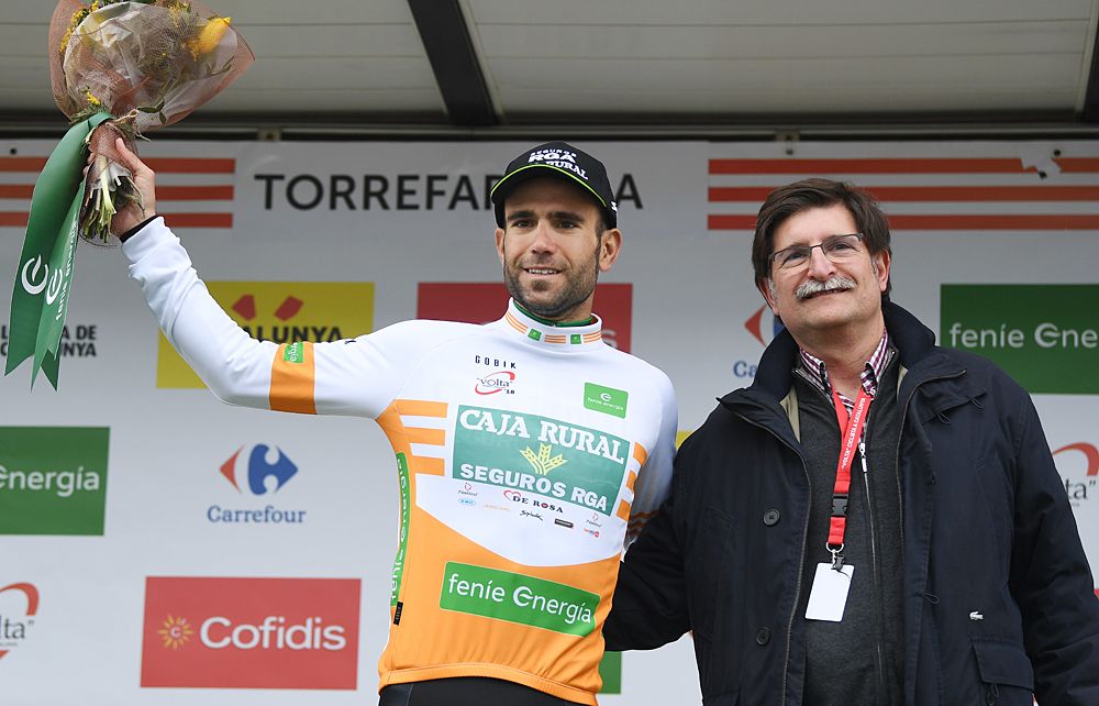 Luis Guillermo Mas Bonet (Spa) Caja Rural-Seguros RGA leads sprint classification at Volta a Catalunya
