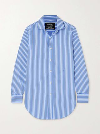 Striped Cotton-Poplin Shirt