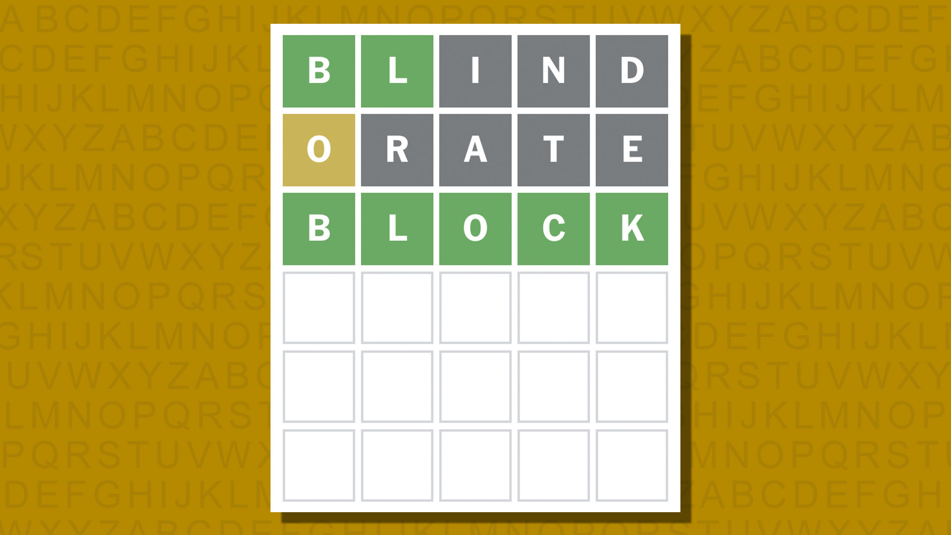 Ответ в формате Word для игры 950 на желтом фоне