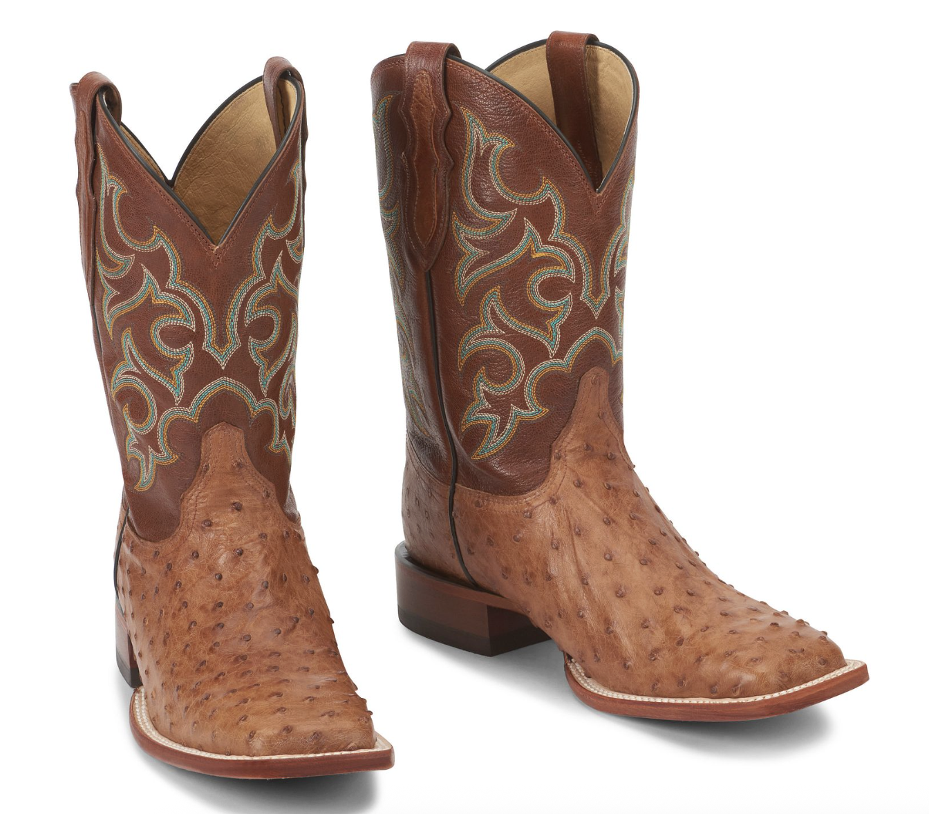 Justin Boots, Truman 11" Full Quill Ostrich