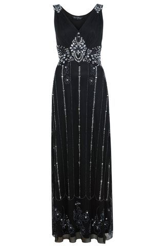 Miss Selfridge Empire Beaded Maxi Dress, £95