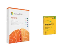 Microsoft 365 Personal + Norton 360 Standard - 15-Month Subscription: £123.99 £39.99 at Amazon