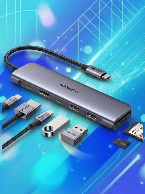 Ugreen Revodok 1071 USB-C Hub for Laptop 7 in 1 Dock