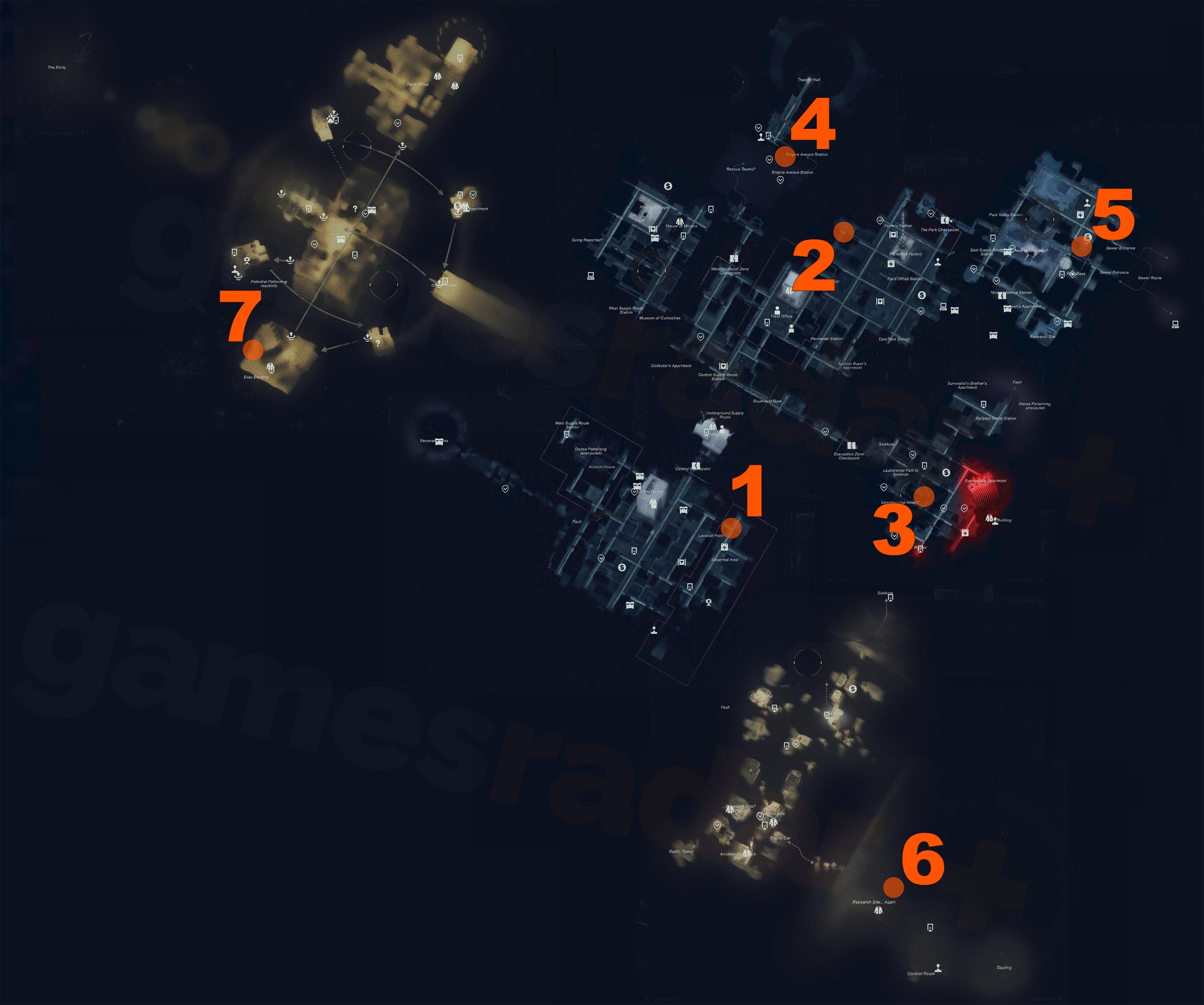 Locations of all Taxis in Control Resonant