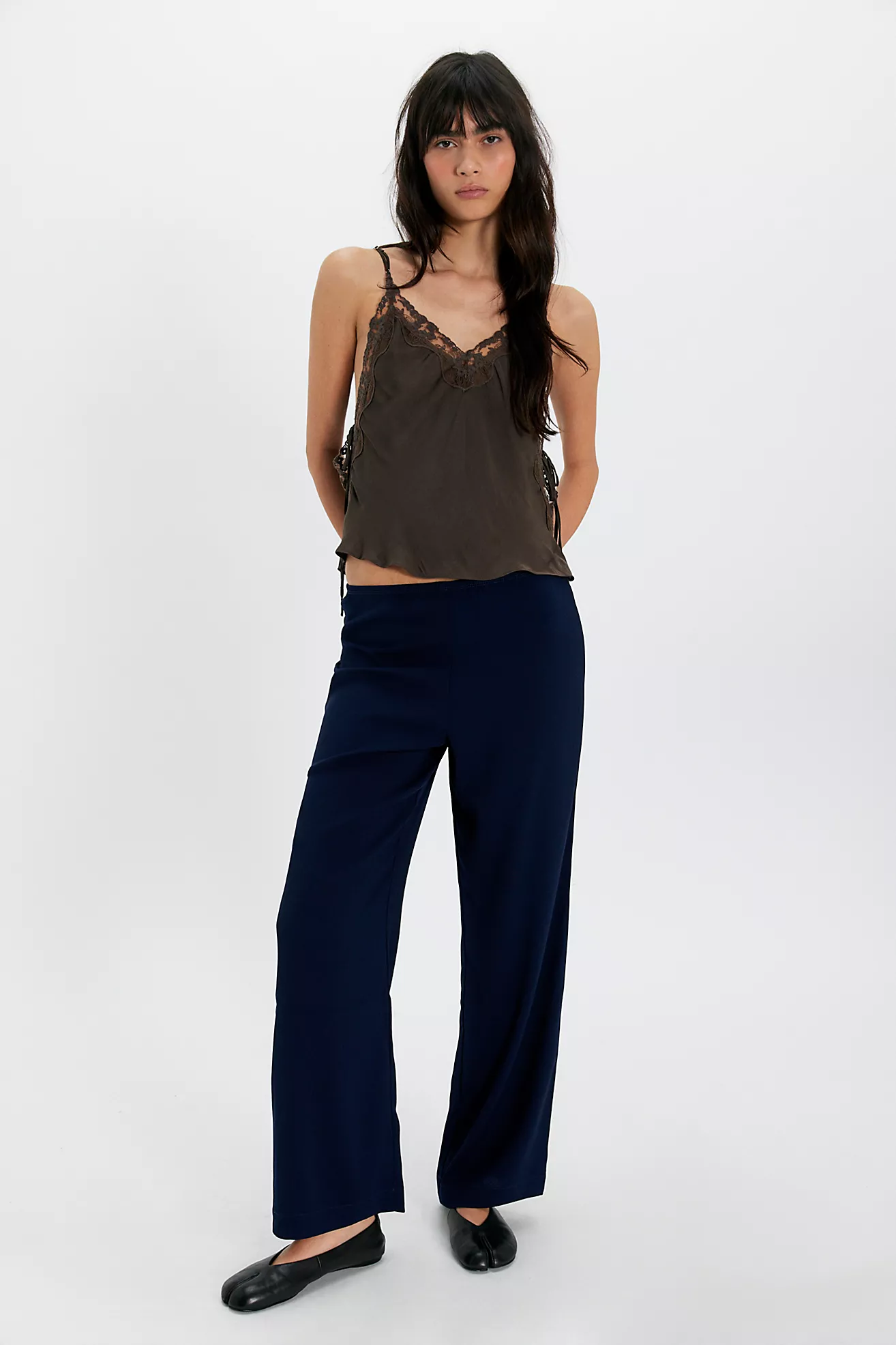 Donni. the Crepe Simple Pants