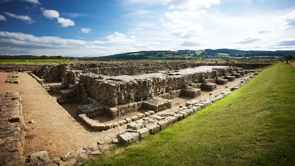 Ruínas romanas na cidade de Corbridge (Crédito da imagem: English Heritage)