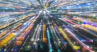 Abstract image of colorful lights