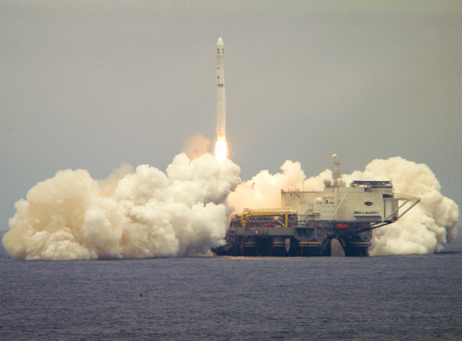 Sea Launch&#039;s Odyssey Launch Platform. 