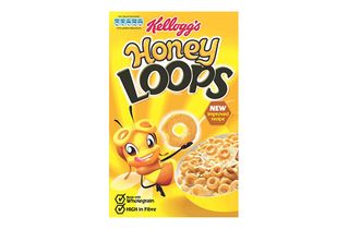 Kellogg's Honey Loops kids' cereal