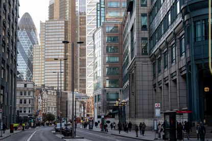 Bishopsgate In The City Of London