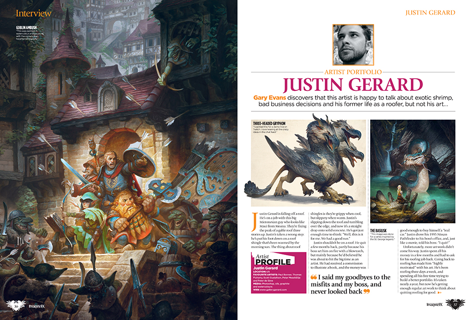 ImagineFX interview spread 193