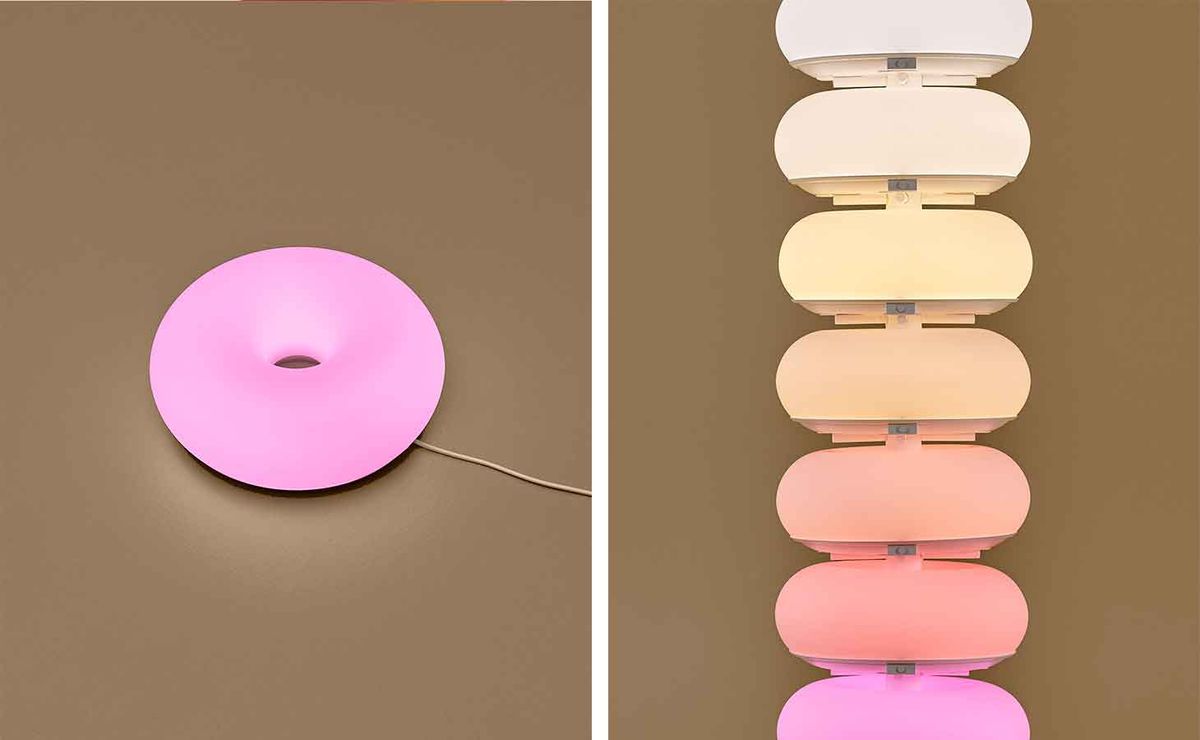Sabine Marcelis has revisited her Ikea lamp and it's a colourful