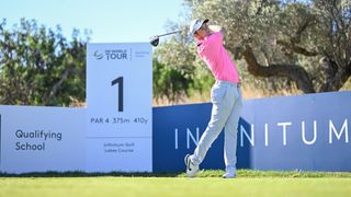 Josh Berry tees off at 2023 DP World Tour Q School