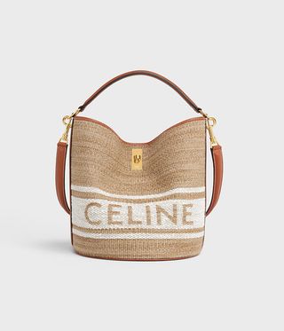 Basket bags with logo by Celine