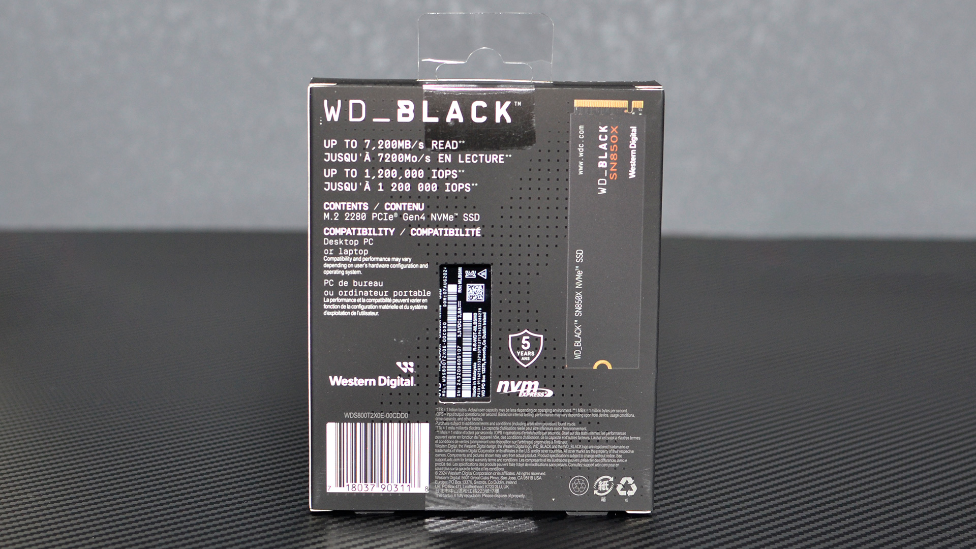 WD Black SN850X 8TB SSD