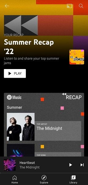 A look at YouTube Music's Summer recap.