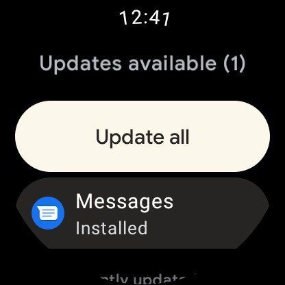 Wear OS Play Store Redesign