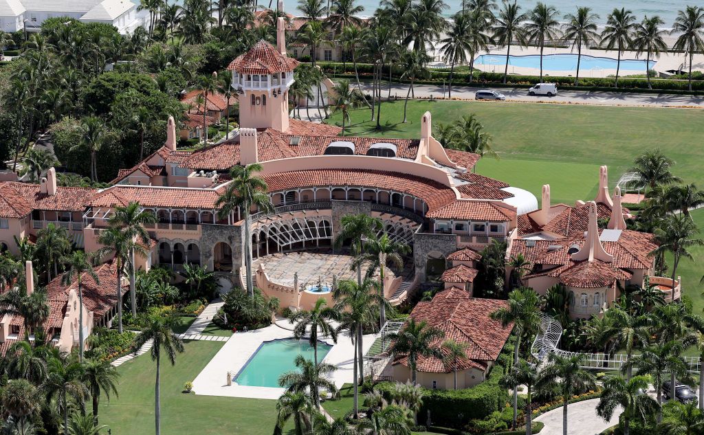 mar-a-lago aerial photo