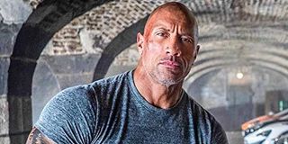 Dwayne Johnson in Hobbs & Shaw poster