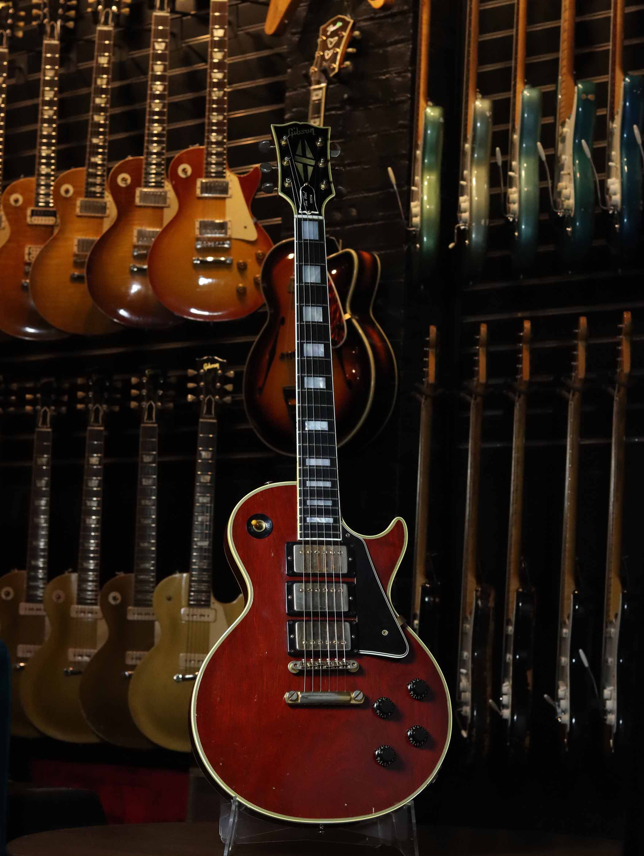 A 1960 Gibson Les Paul Custom previously owned by Neal Schon