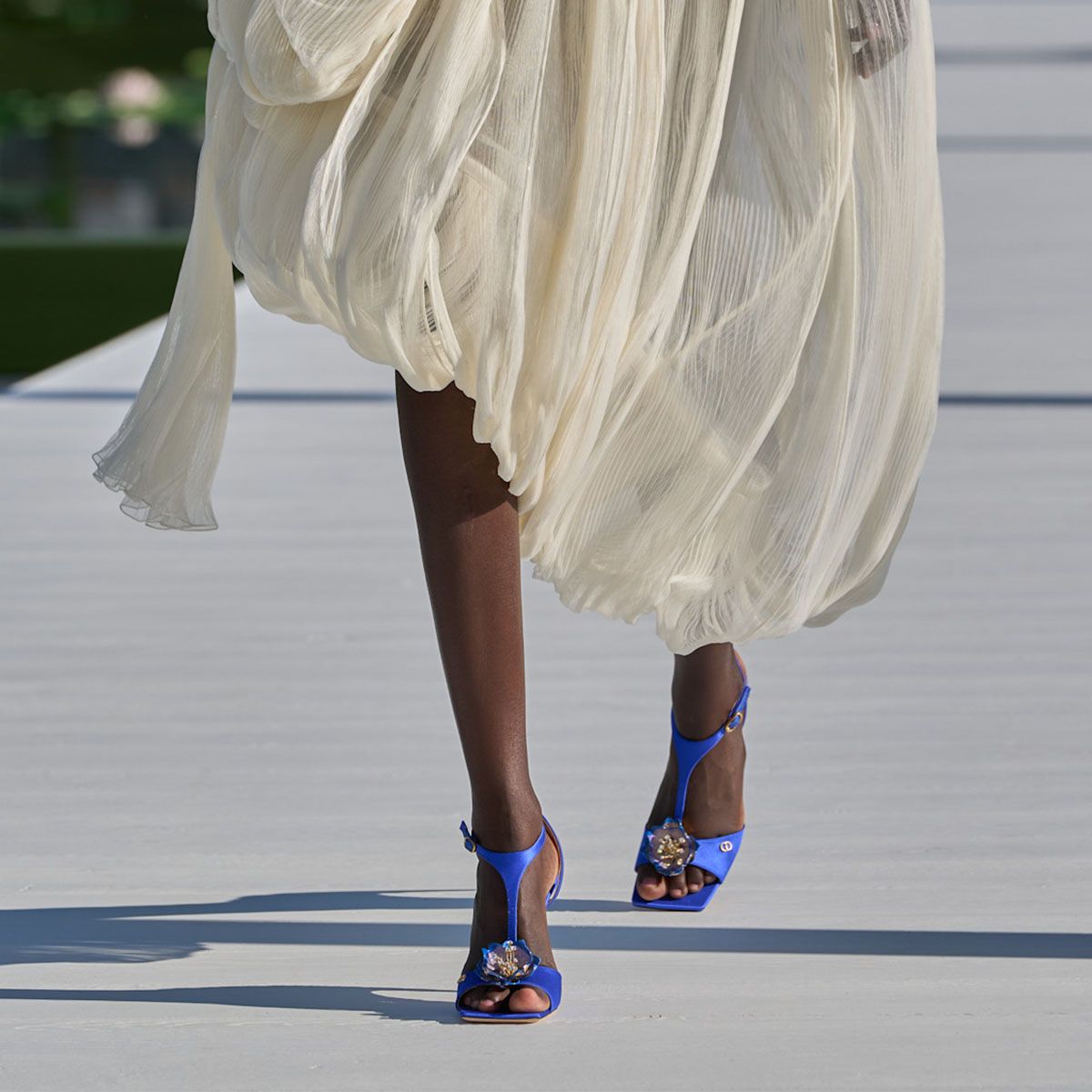 Royal Purple! Cobalt! Poppy! This Season's Best Shoes Want You to Forget Black