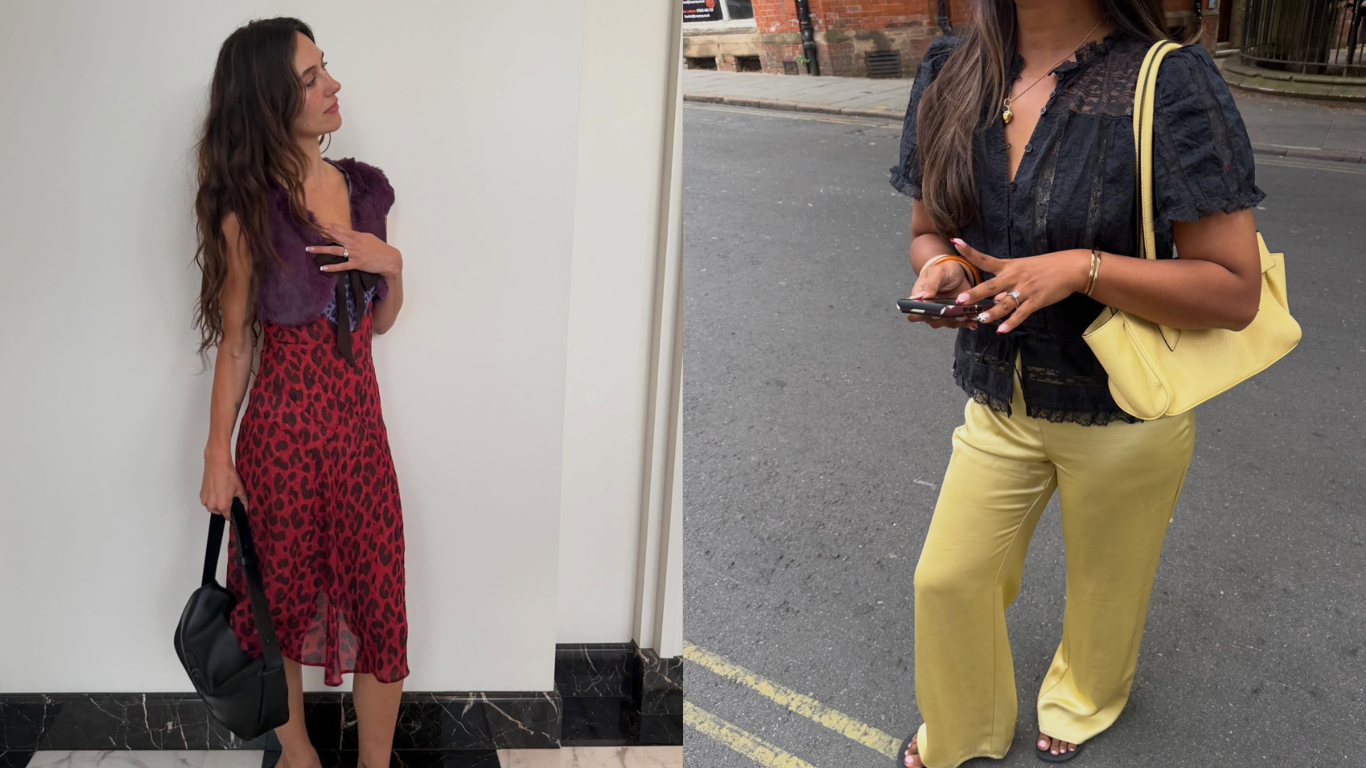 An image of a woman wearing non jeans fall outfit idea 2026