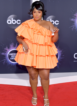 Lizzo attends the 2019 American Music Awards at Microsoft Theater on November 24, 2019 in Los Angeles, California