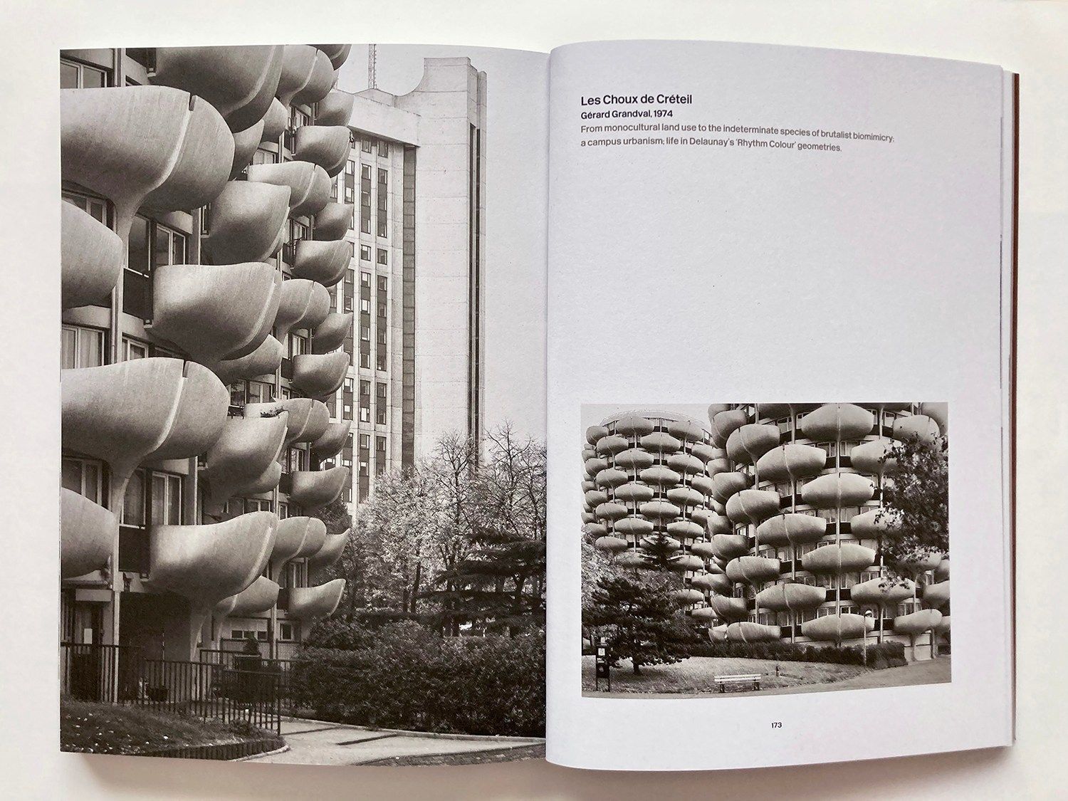 Architectural photography inside the book Brutalist Paris, Blue Crow Media