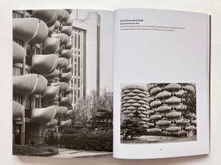 Architectural photography inside the book Brutalist Paris, Blue Crow Media