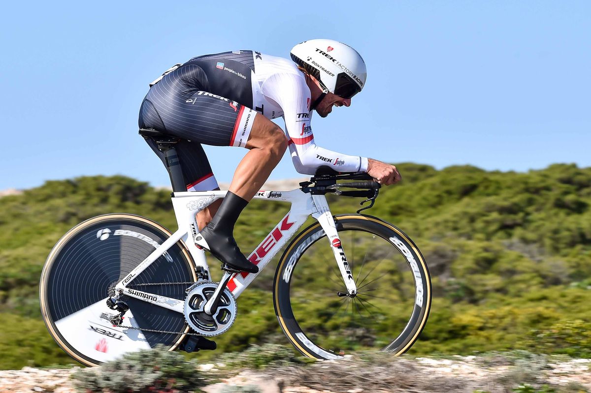 Fabian Cancellara (Trek-Segafredo) in action
