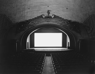 Dark movie theatre