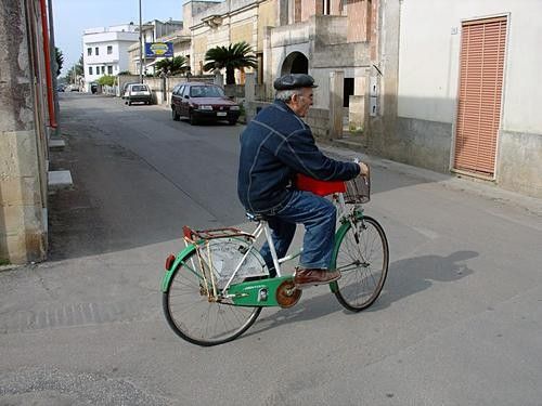 Off to buy bread.