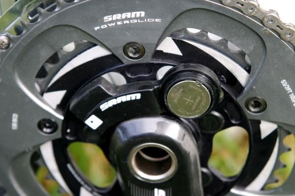 A user-replaceable battery is a big plus for the Quarq unit. SRAM suggest most users will get around nine months of use before having to replace the battery.