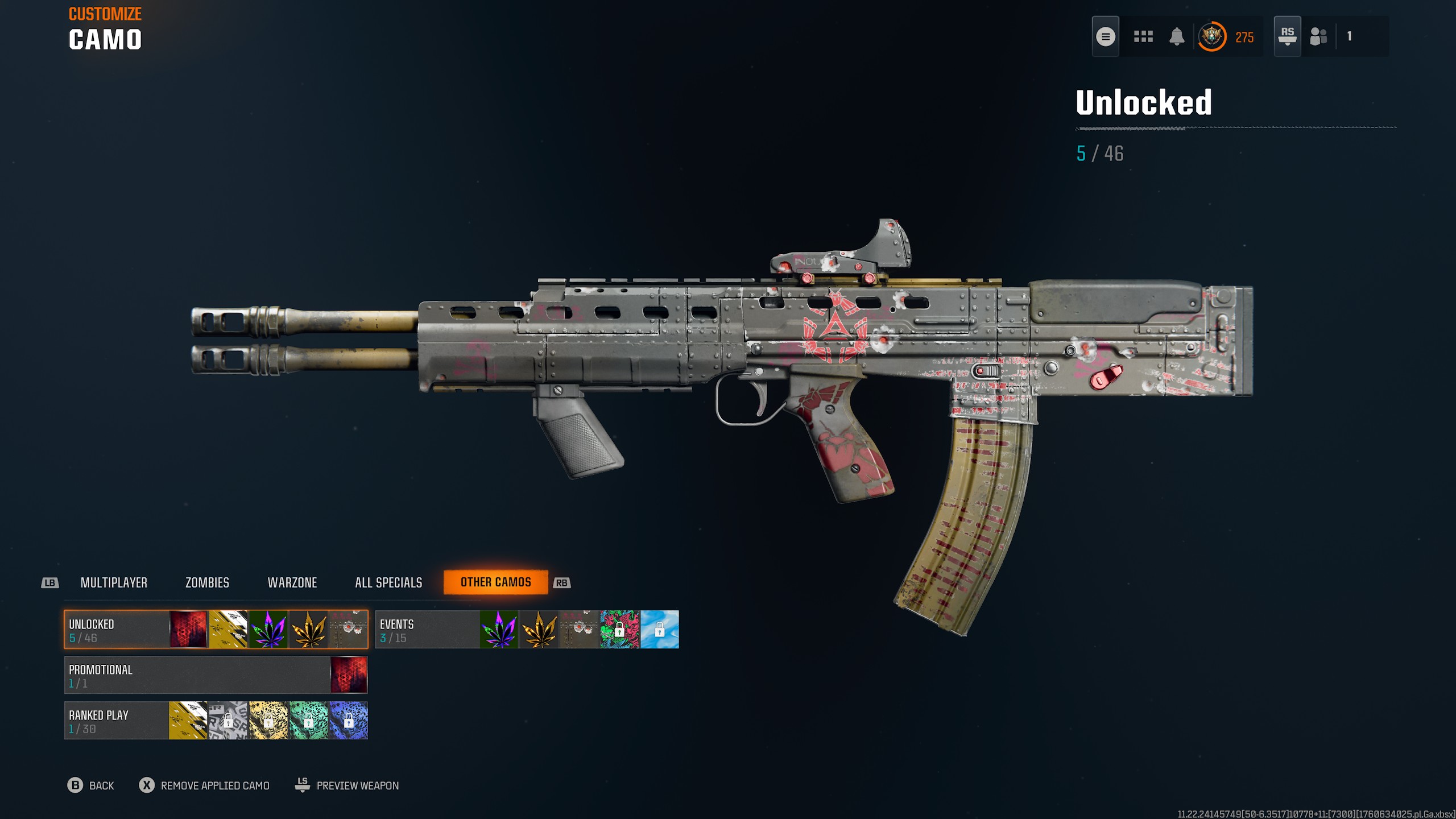 The Toxic Metal weapon skin in Black Ops 6.