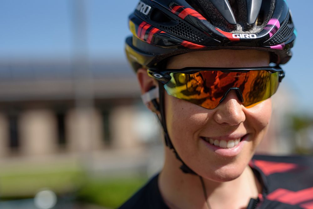 Tiffany Cromwell (CANYON//SRAM Racing) at the 108 km Stage 2 of the Lotto Belgium Tour 2016