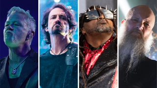Metallica, Gojira, Skindred and Meshuggha performing live and making stank face