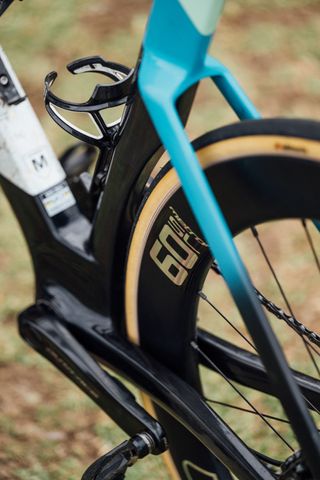 The seatstays of the Astana X Lab bike