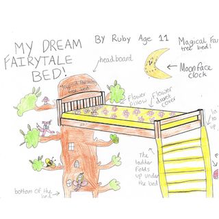 rubys dream bed drawing