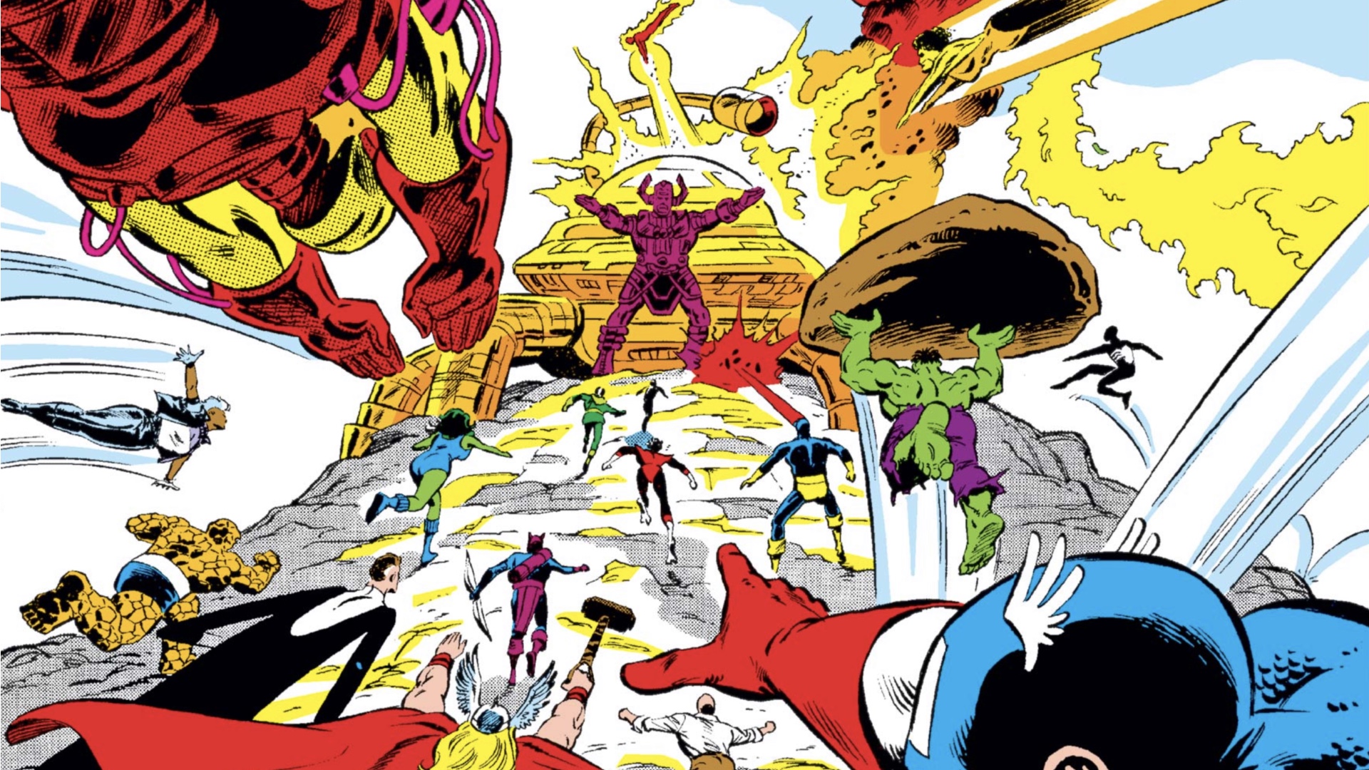 página de Secret Wars (1985)