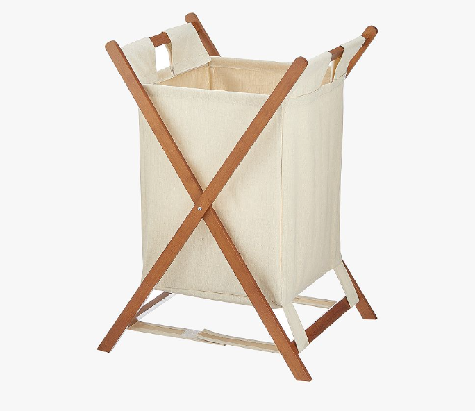 Hamper from Pottery Barn.