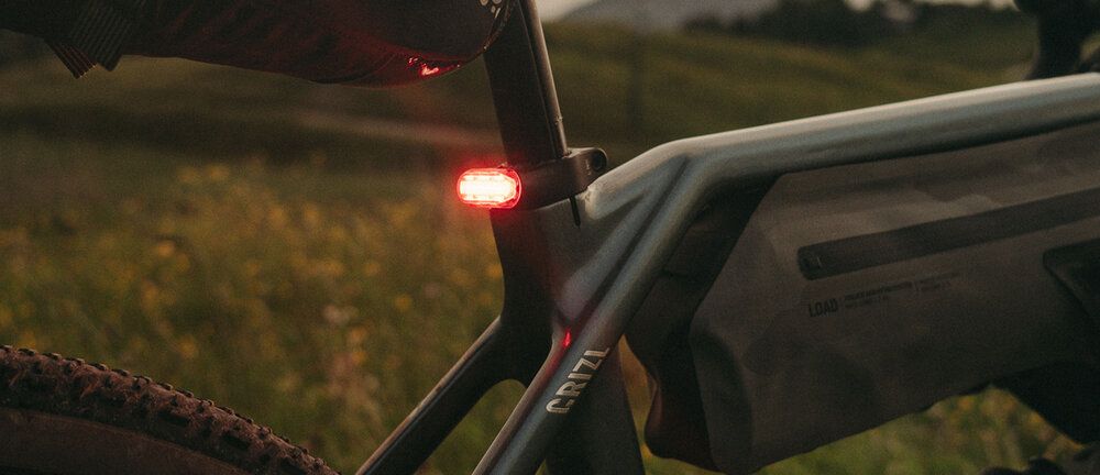 A Canyon Grizl rear light