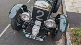 The 'supercharger' in front of the radiator houses the charging socket