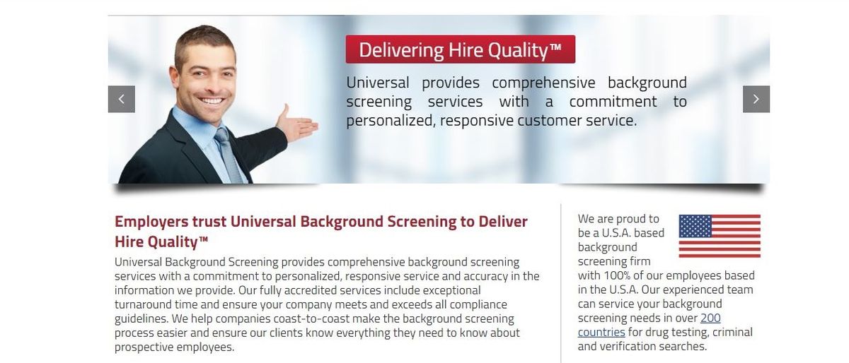 Universal Background Screening evaluation | TechRadar