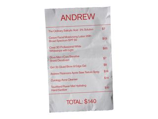 Andrew Fitzsimons drugstore receipt