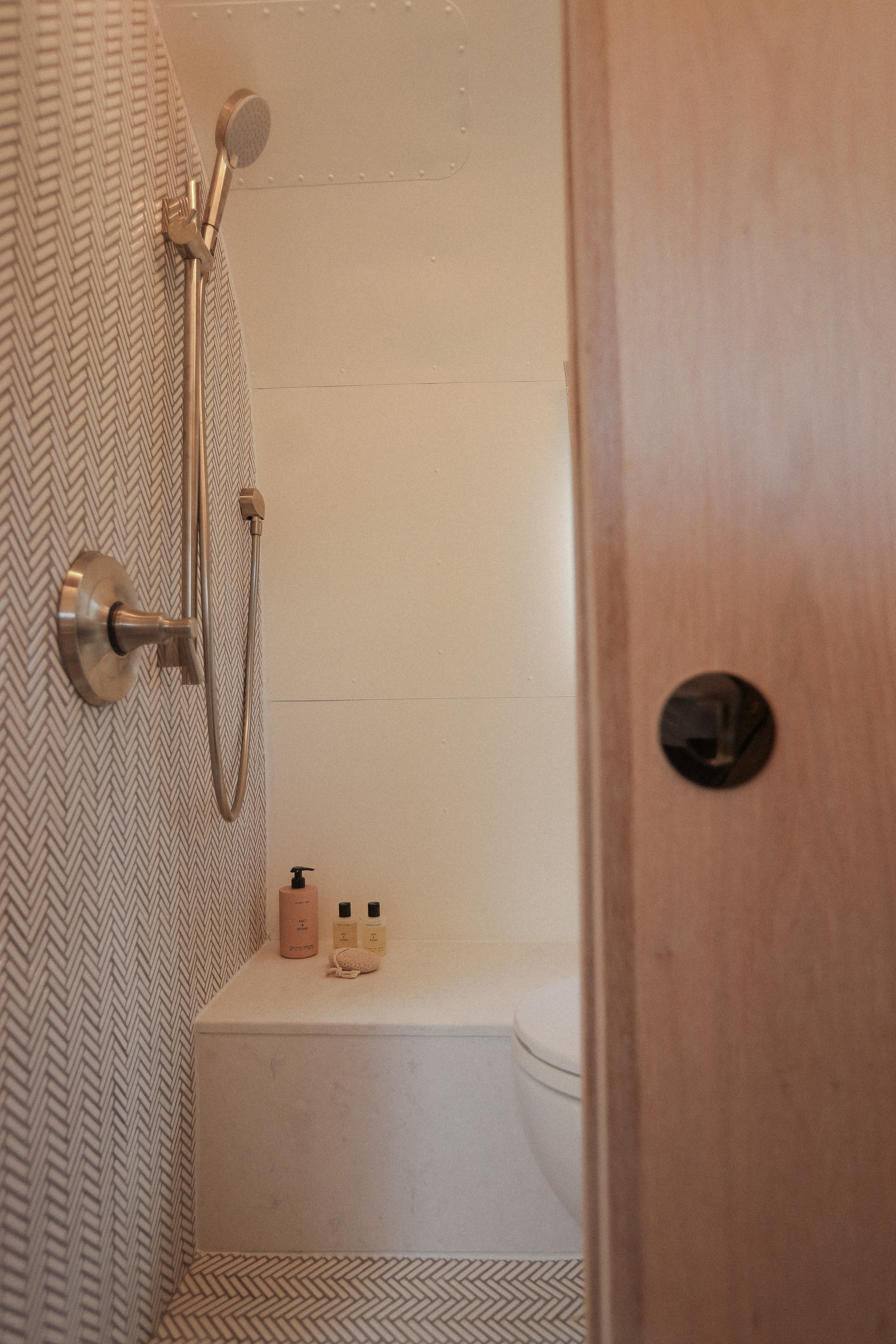 Perpetually Devastated's Santa Cruz Airstream interior