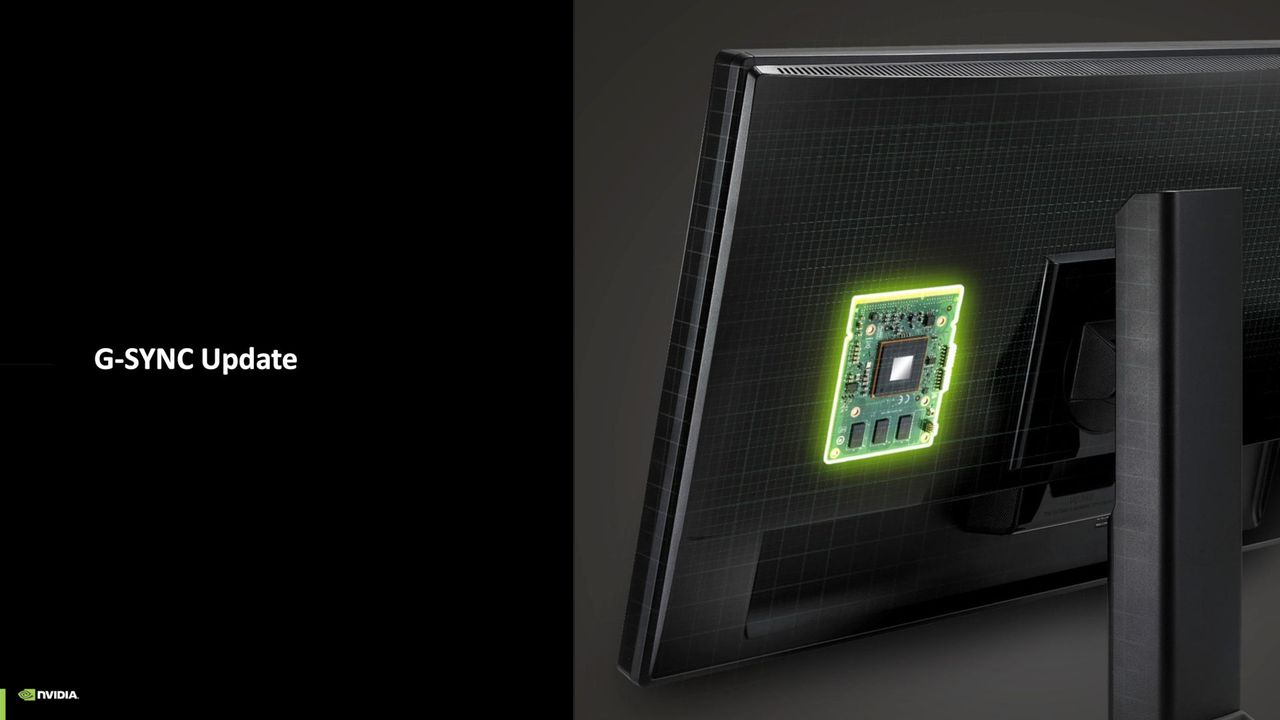 Nvidia presentation image for the Nvidia-MediaTek G-Sync collaboration