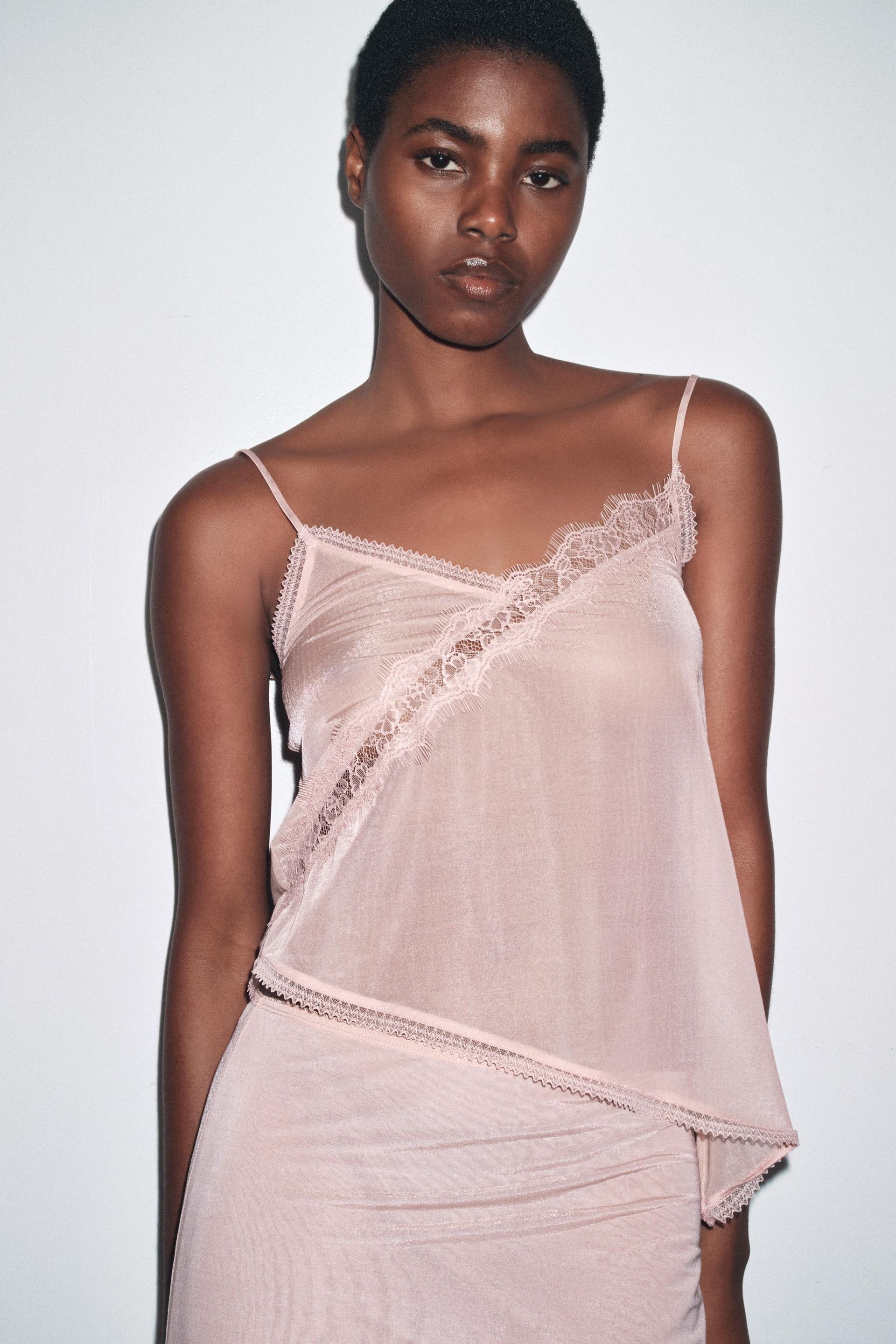 Organza Strappy Top