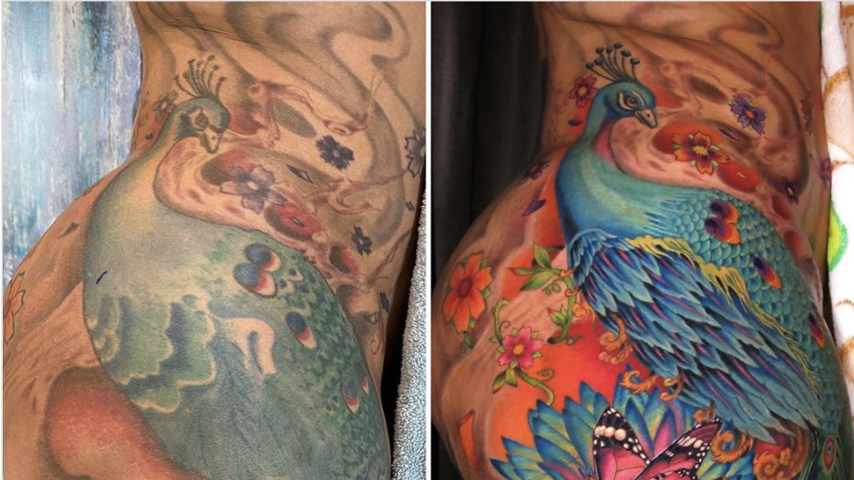 peacock tattoo | i wanna outdo this. | Marz Ramirez | Flickr