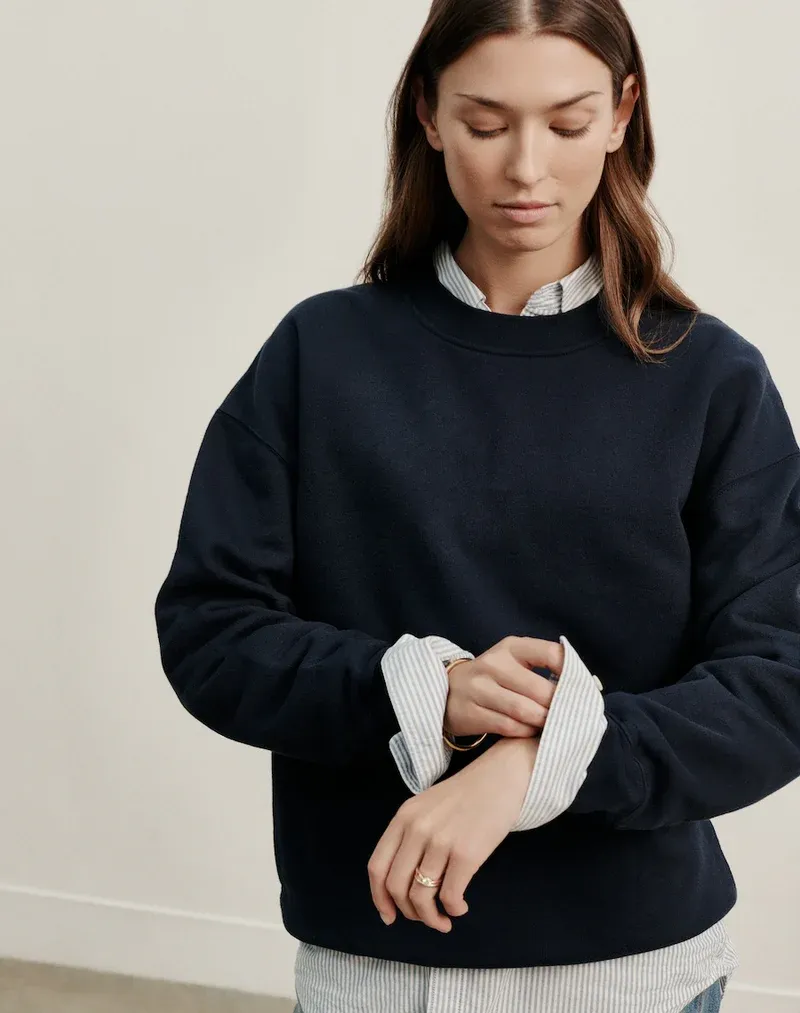 The Relaxed-Fit Sweatshirt - True Navy
